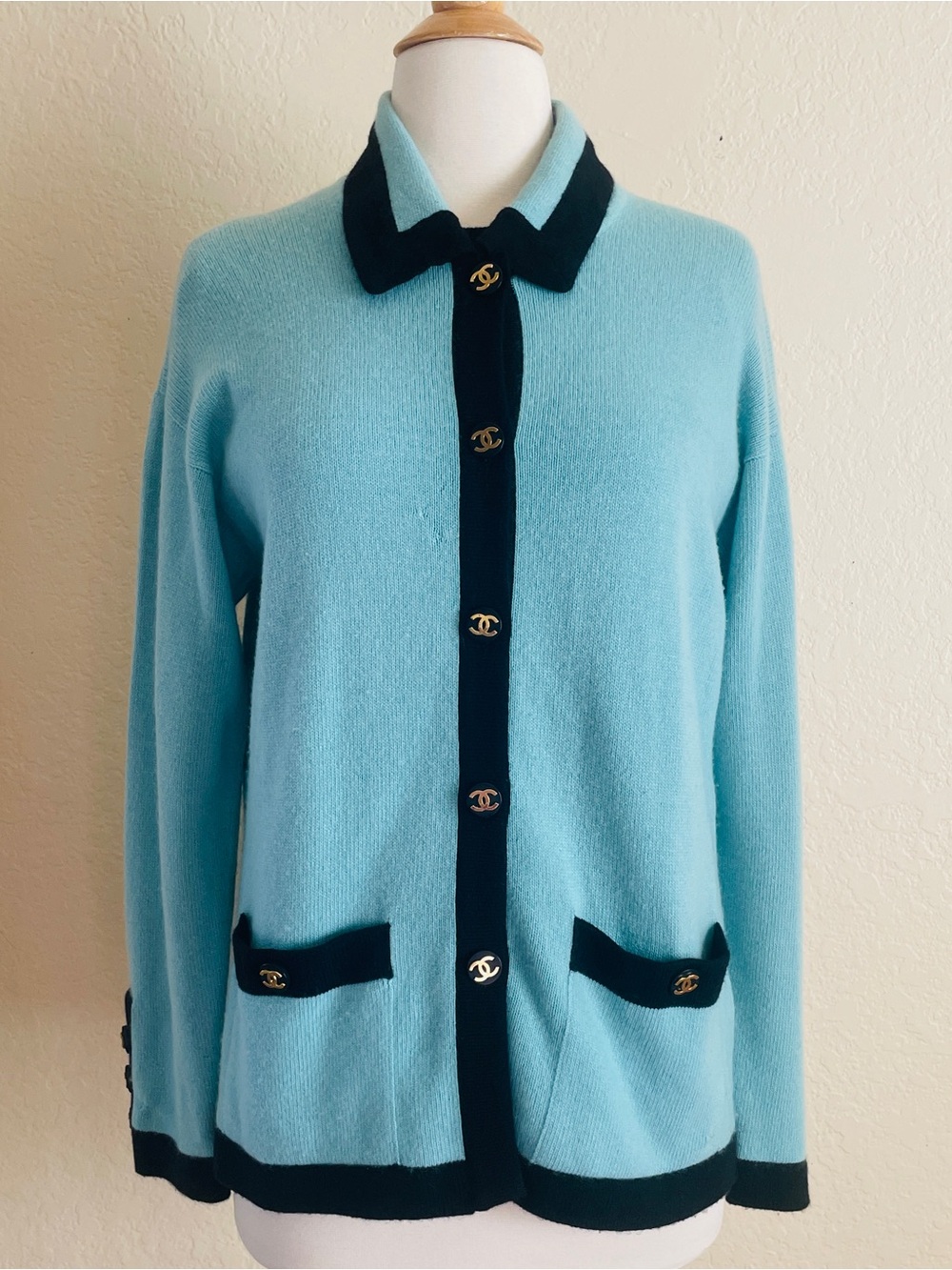 Vintage Chanel Cashmere Sweater Twin-set
